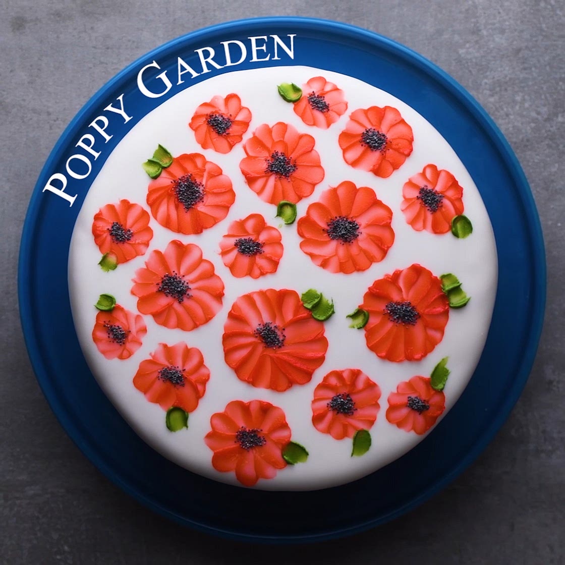 Poppy Field Cake