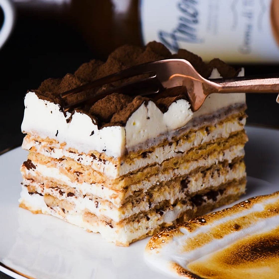 Want S’more Tiramisu Cake? Classic American Dessert with an Italian Twist