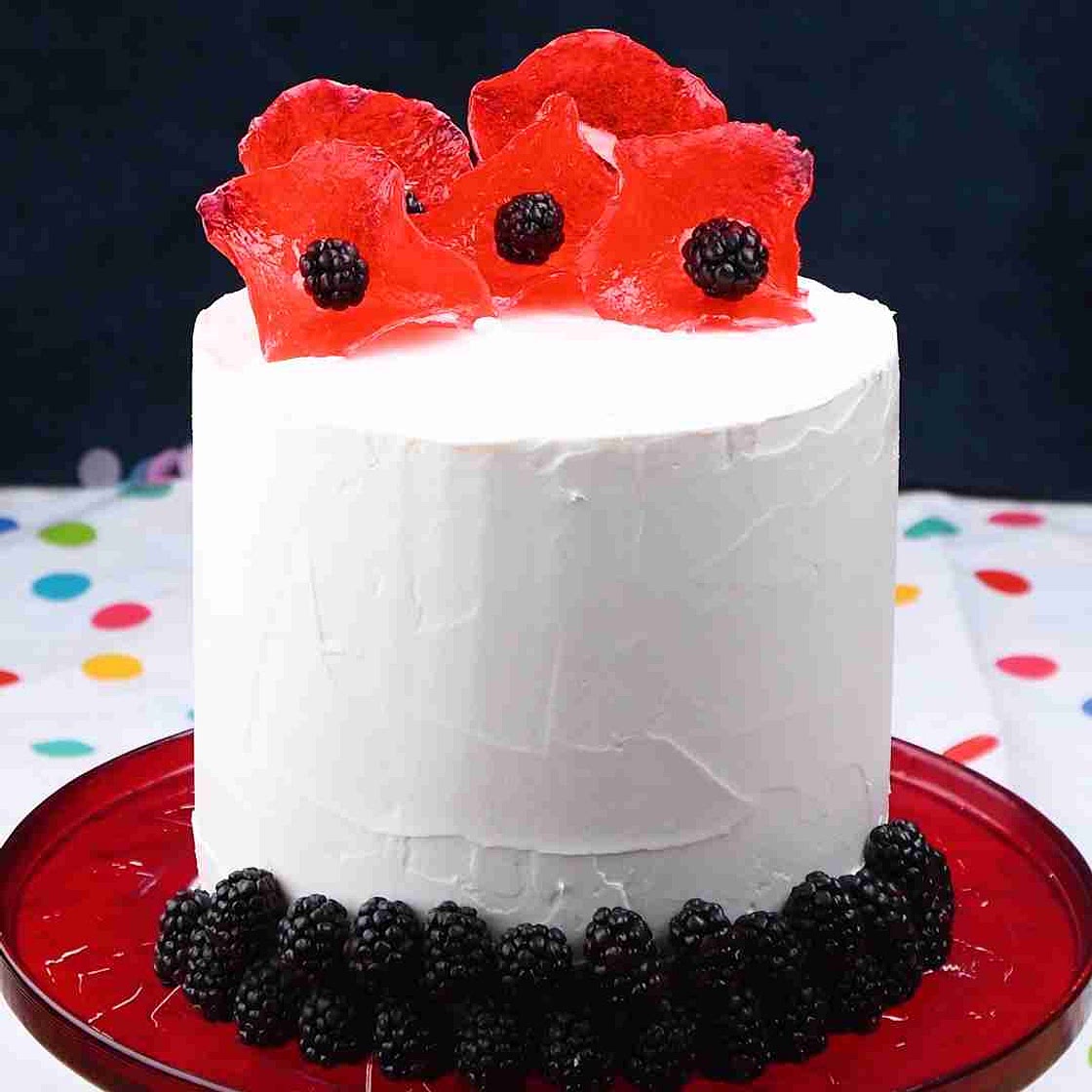 Edible Jolly Rancher Candied Flowers