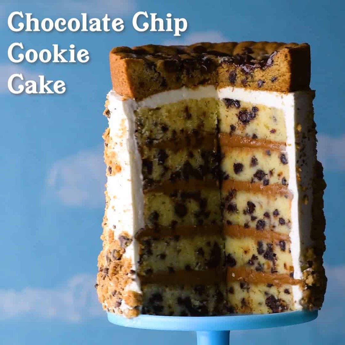 Chocolate Chip Cookie Cake