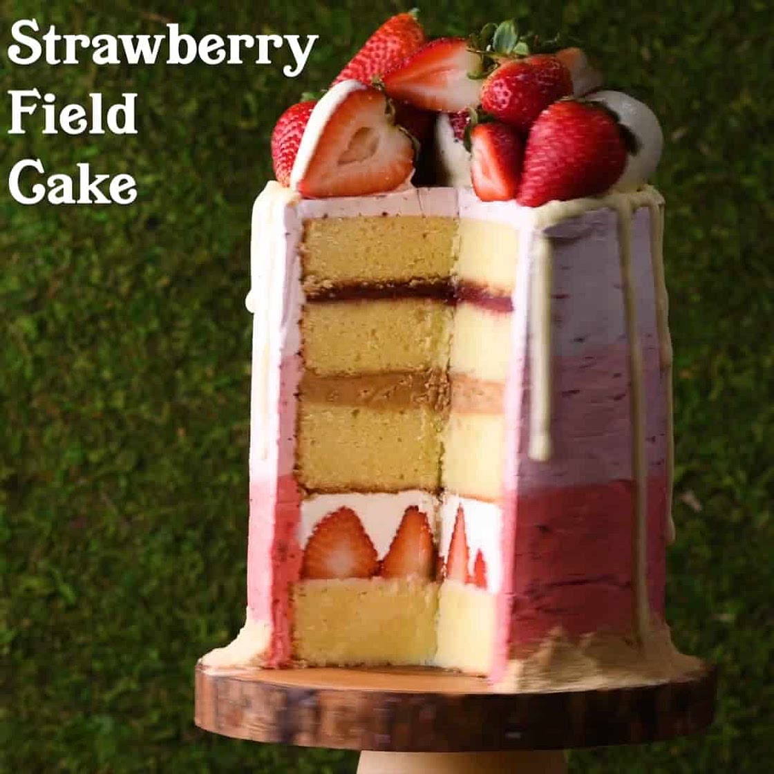 Strawberry Field Cake