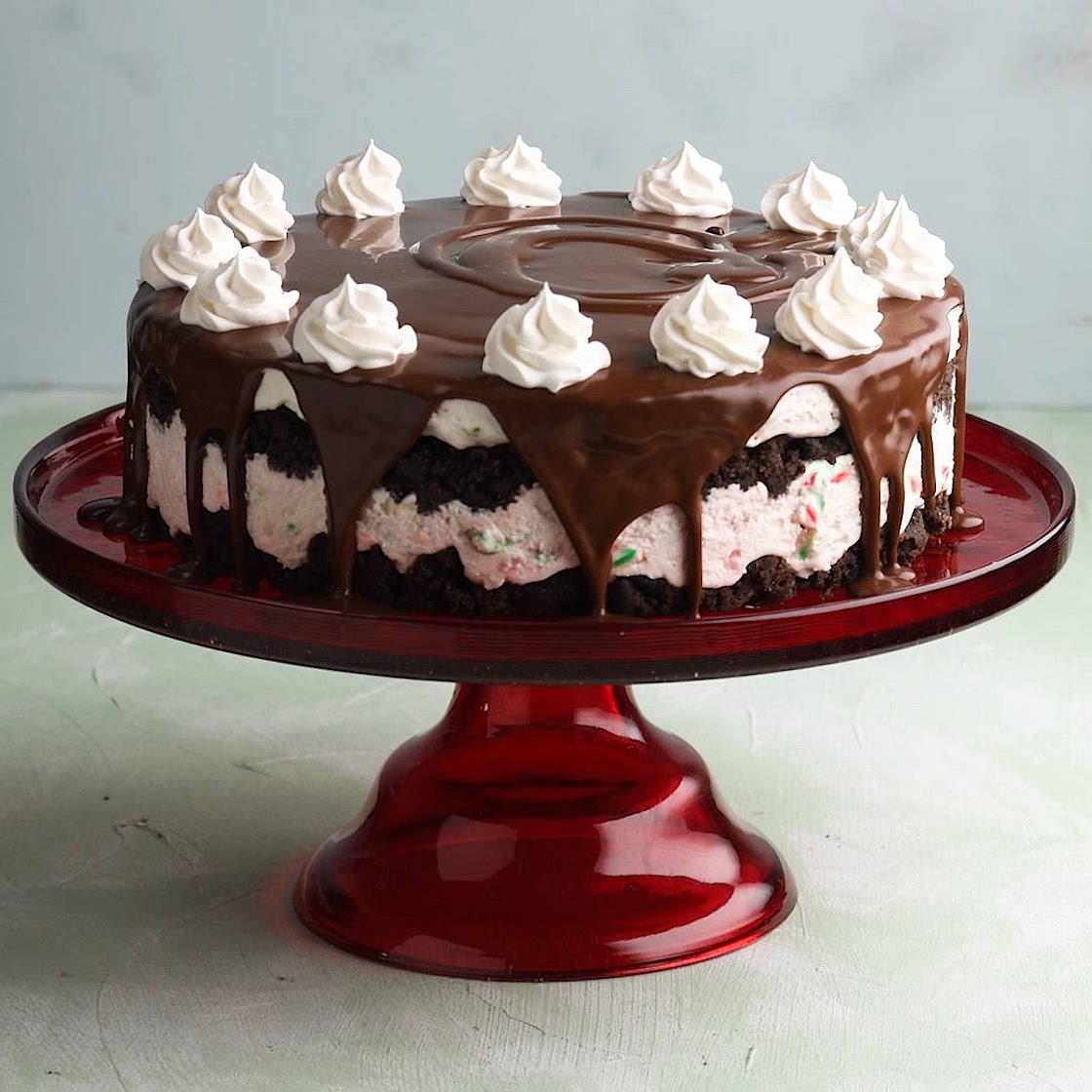 Candy Cane Cheesecake | So Yummy