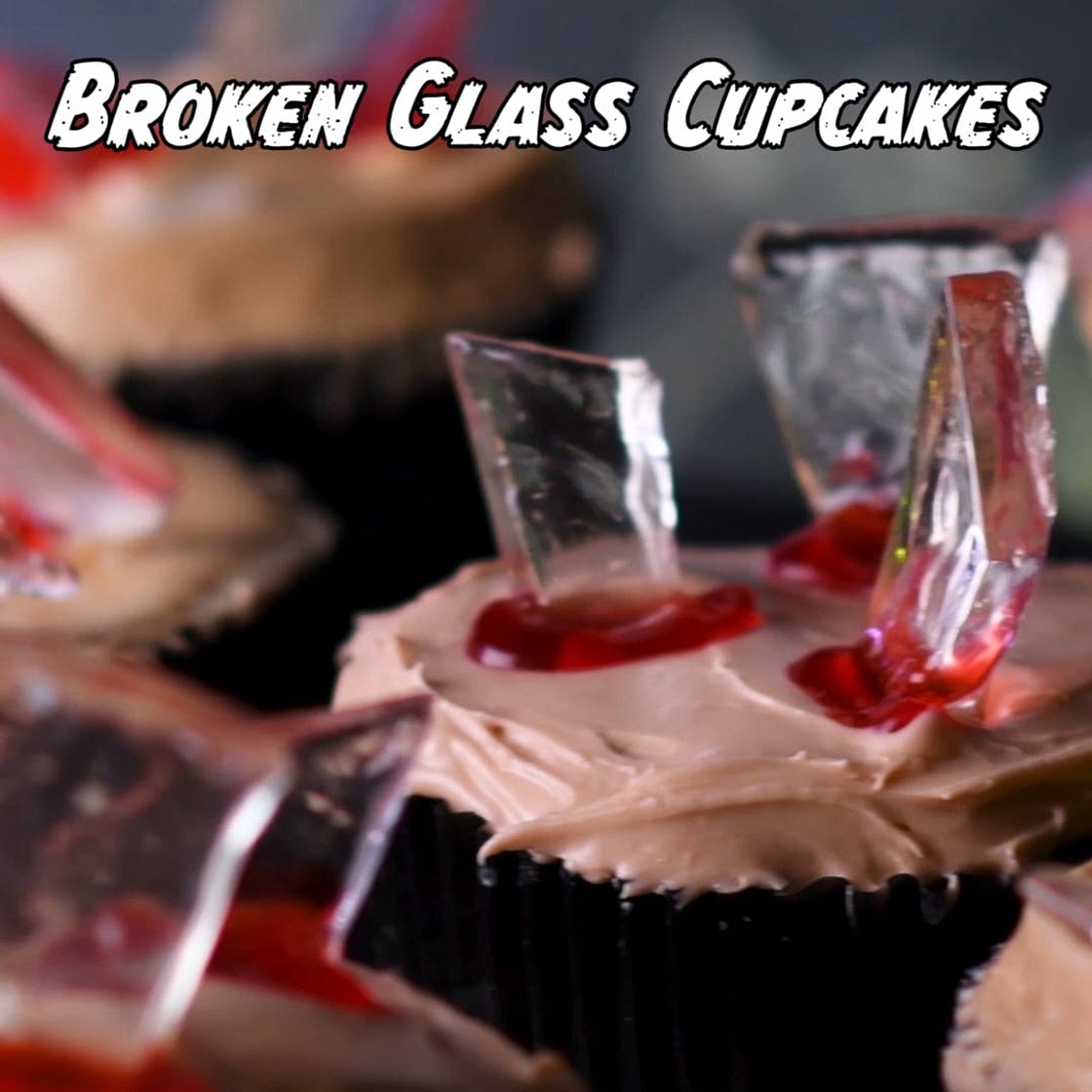 Broken Glass Cupcakes
