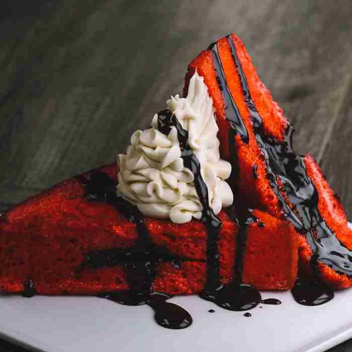 Nutella Stuffed Red Velvet French Toast