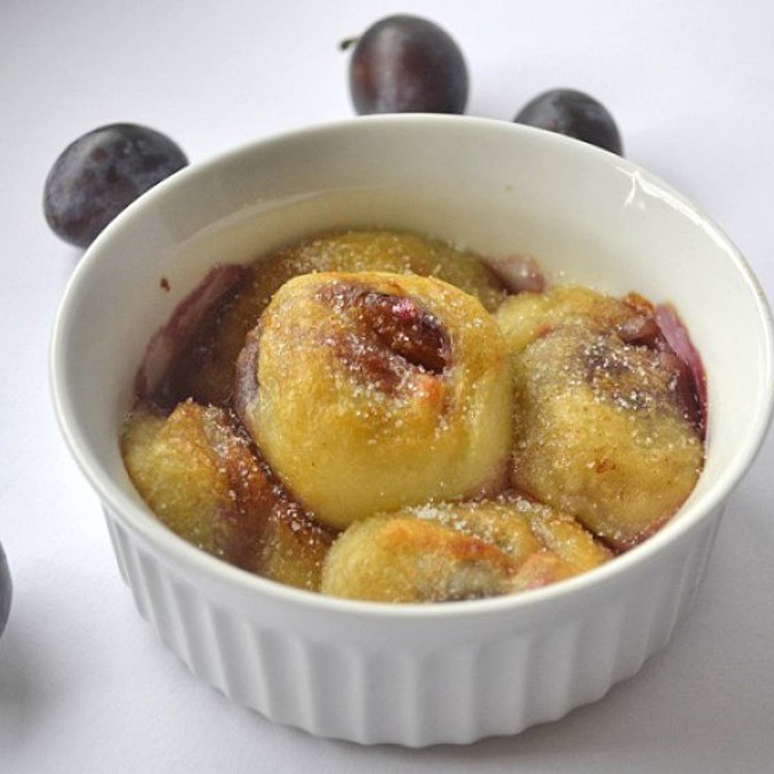 Gebackene Zwetschkenknödel