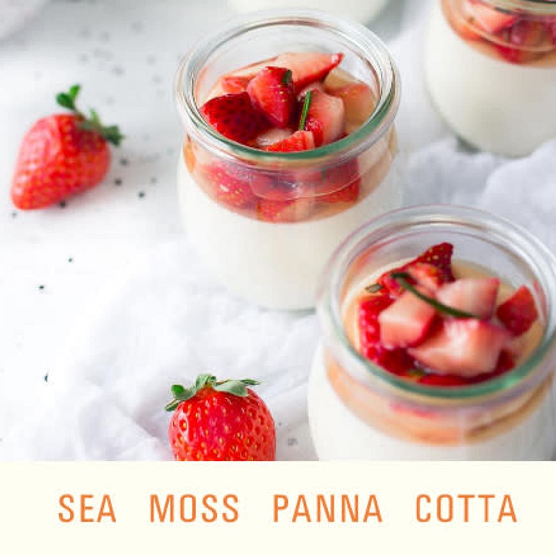 Dr. Sebi’s Sea Moss Panna Cotta