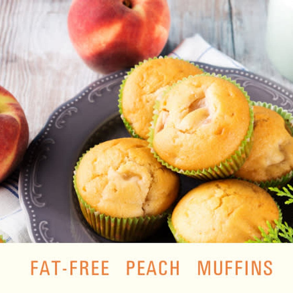 Dr. Sebi’s Fat-Free Peach Muffins
