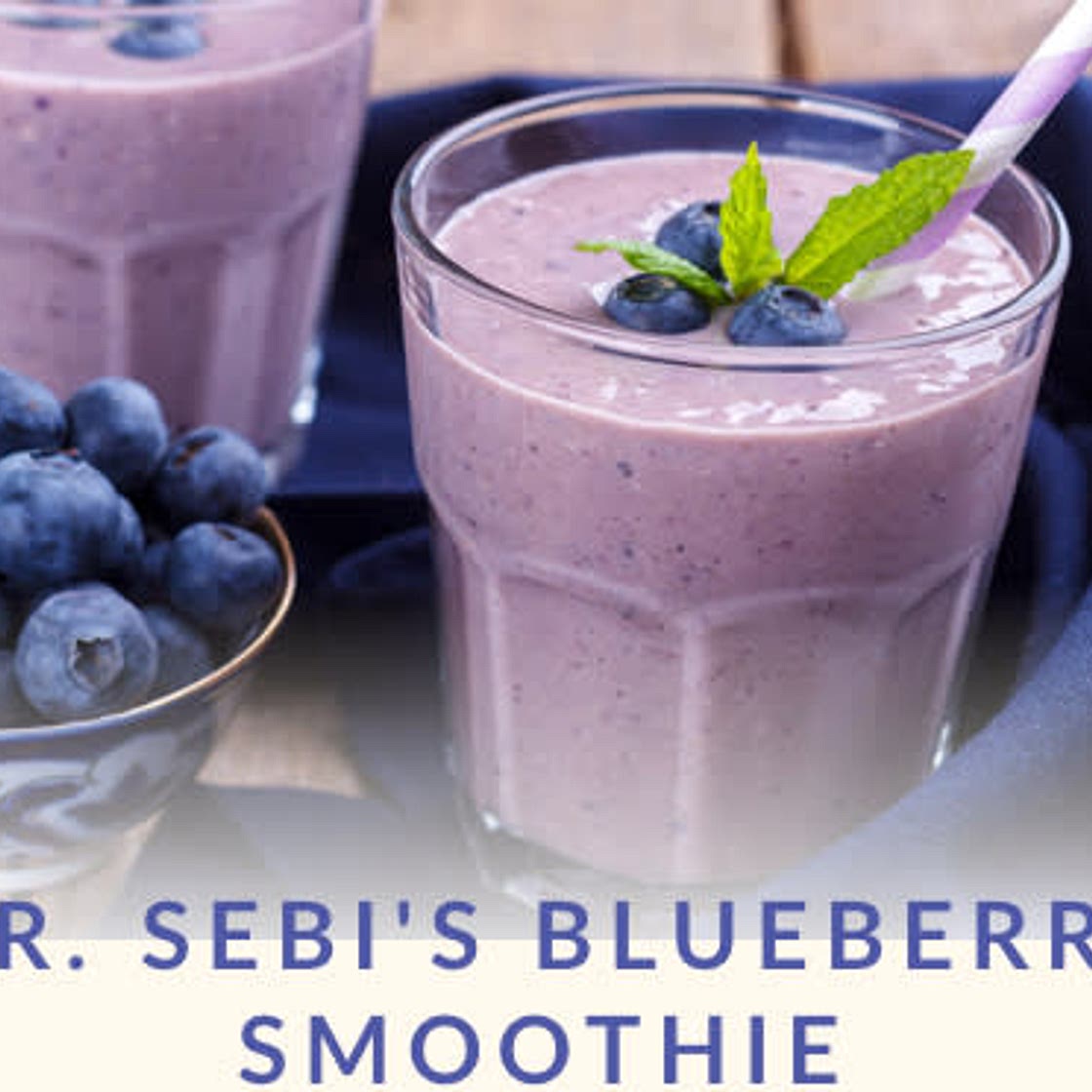 Dr. Sebi’s Blueberry Smoothie