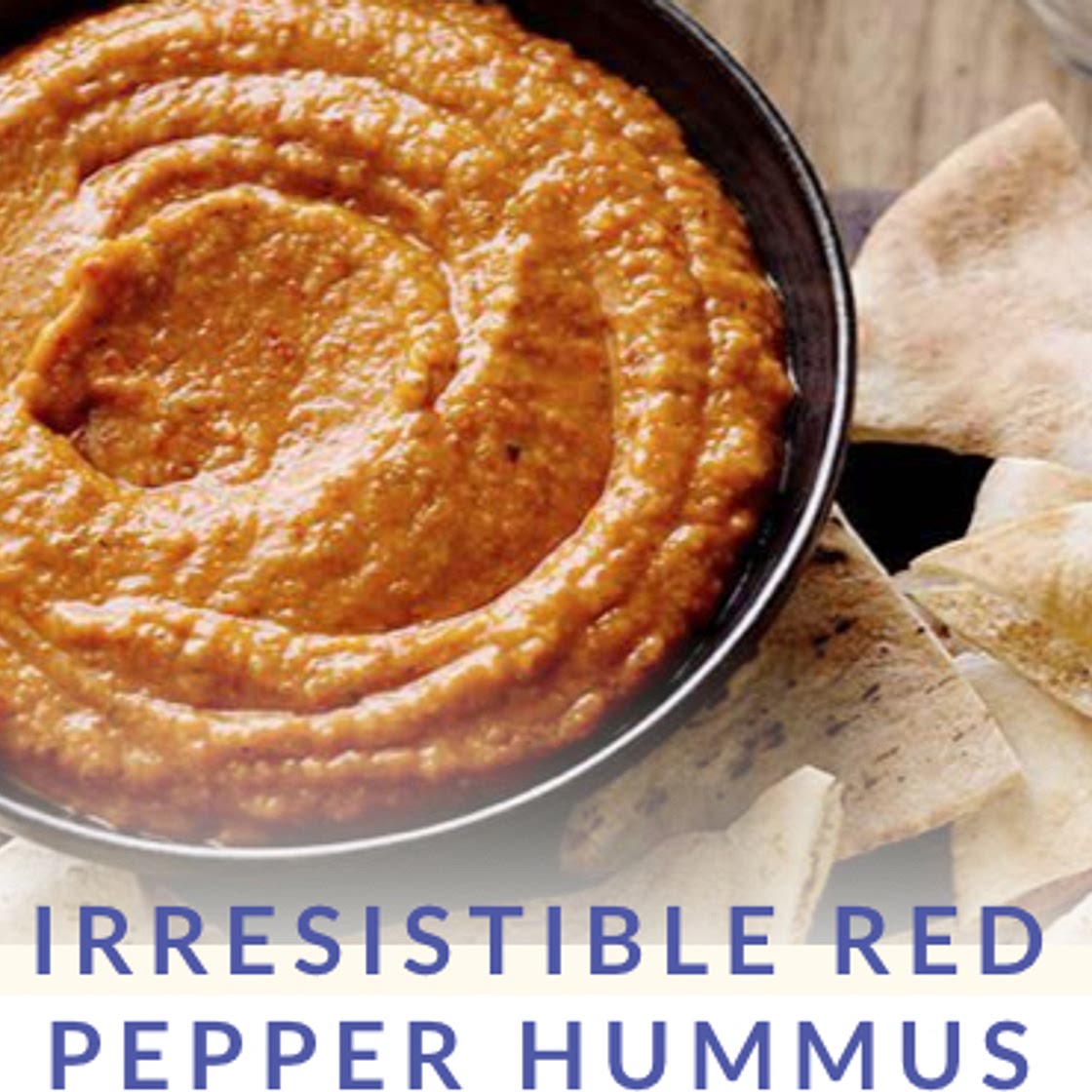 Irresistible Red Pepper Hummus - Dr Sebi's Cell Food