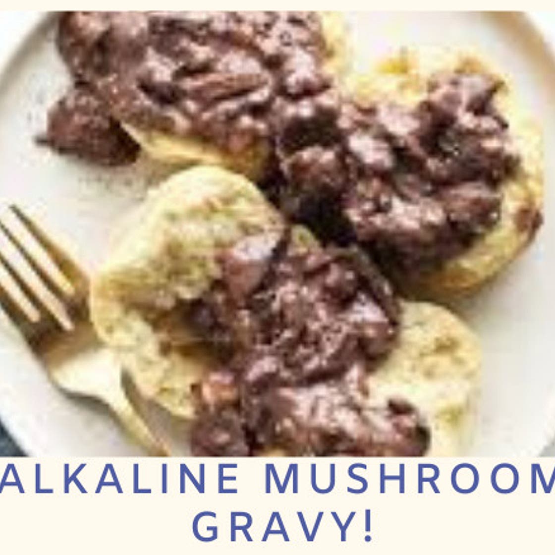 Alkaline Mushroom Gravy - Dr Sebi's Cell Food