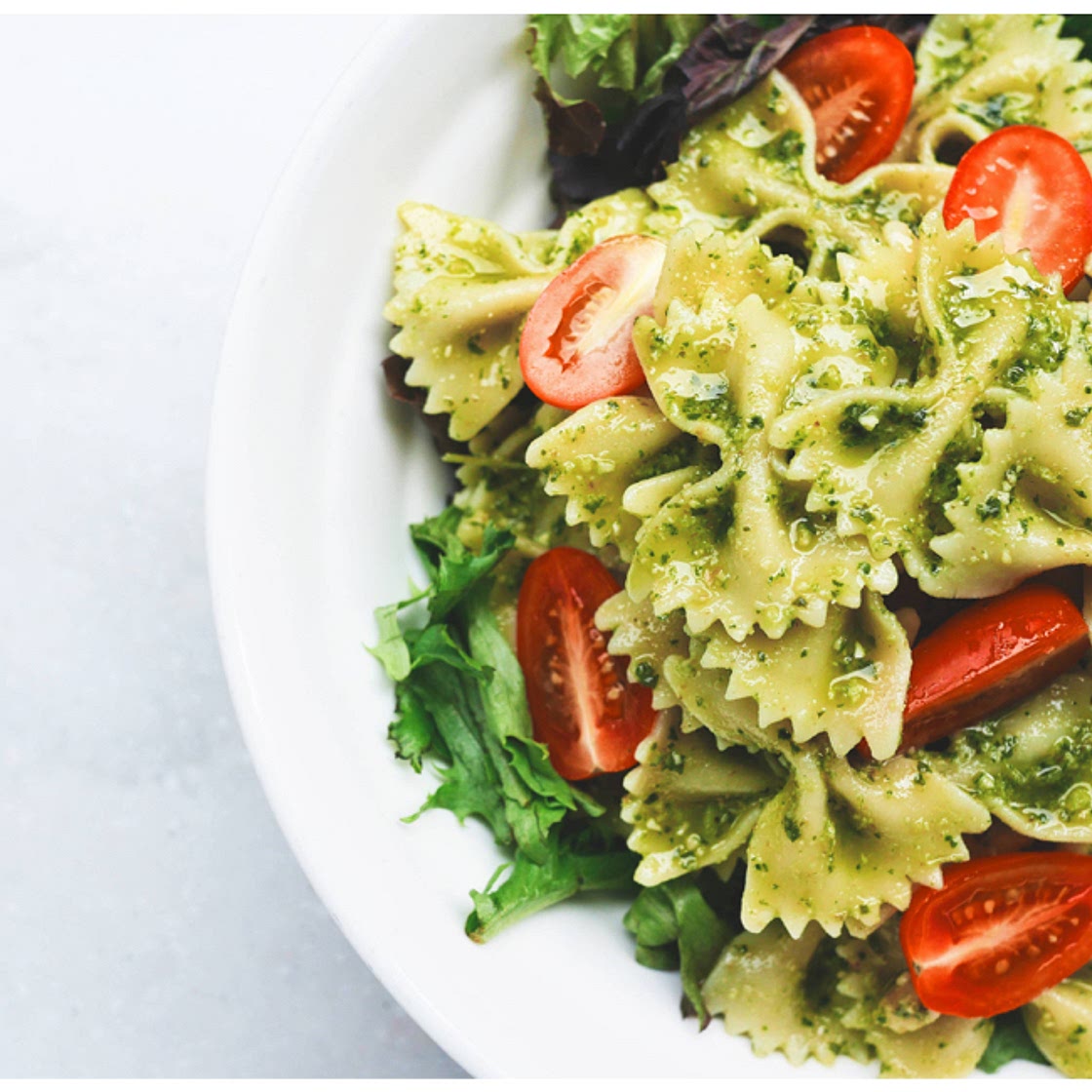 Basil Avocado Pasta Salad - Dr Sebi's Cell Food