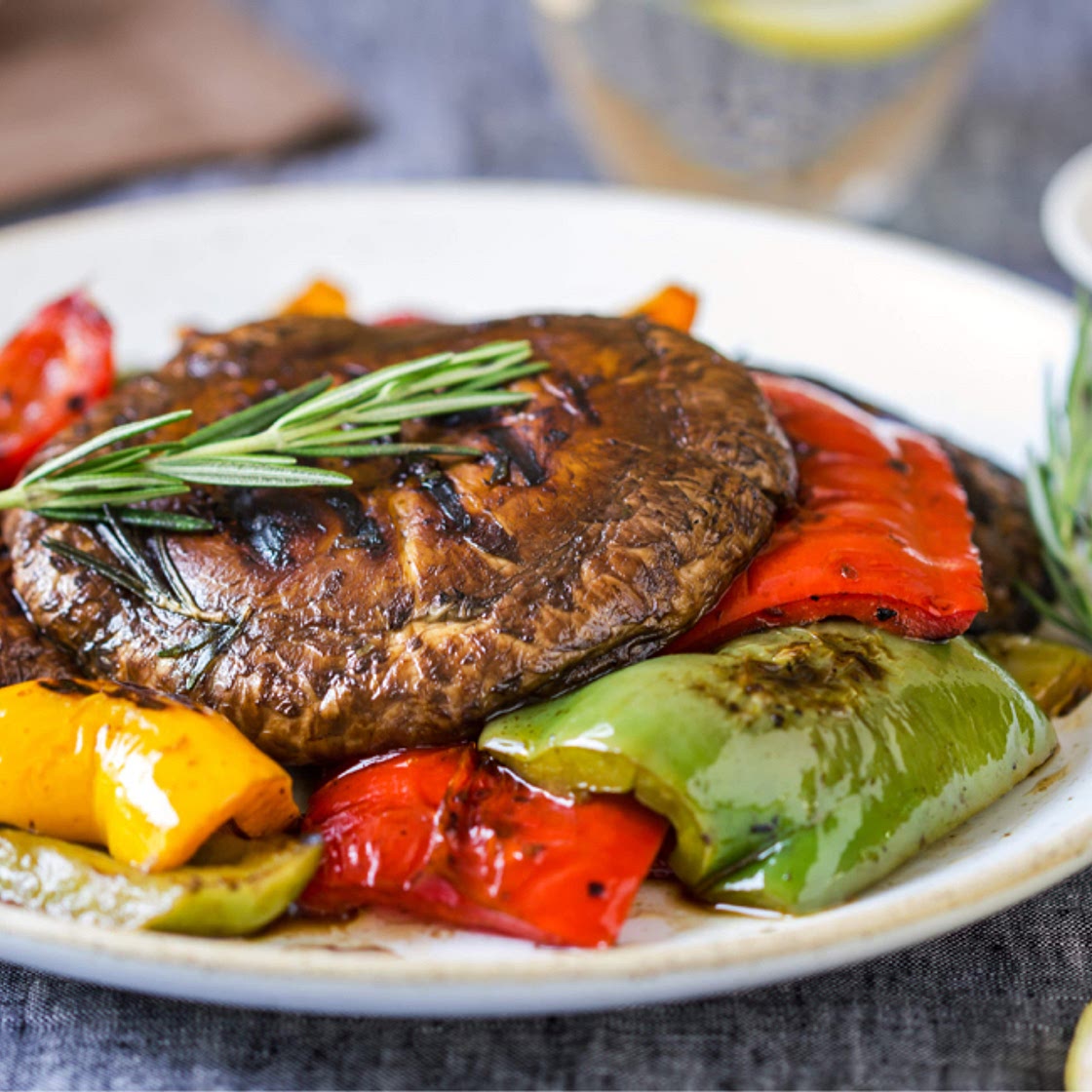 Juicy Portobello Burgers - Dr Sebi's Cell Food