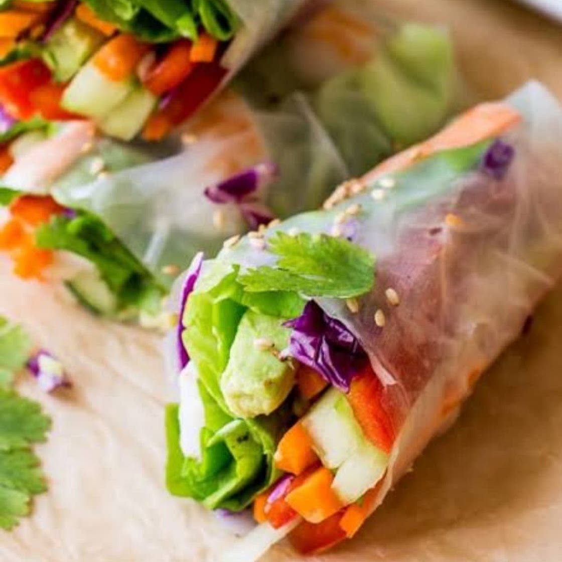 Rice paper roll