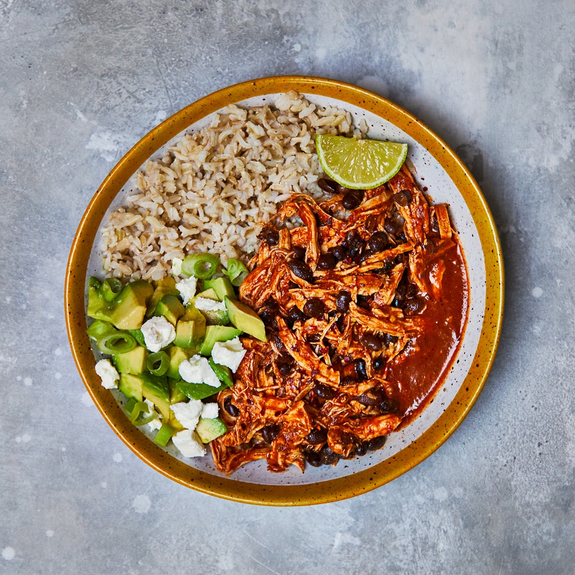 Spicy Chicken Chilli With Feta & Avo