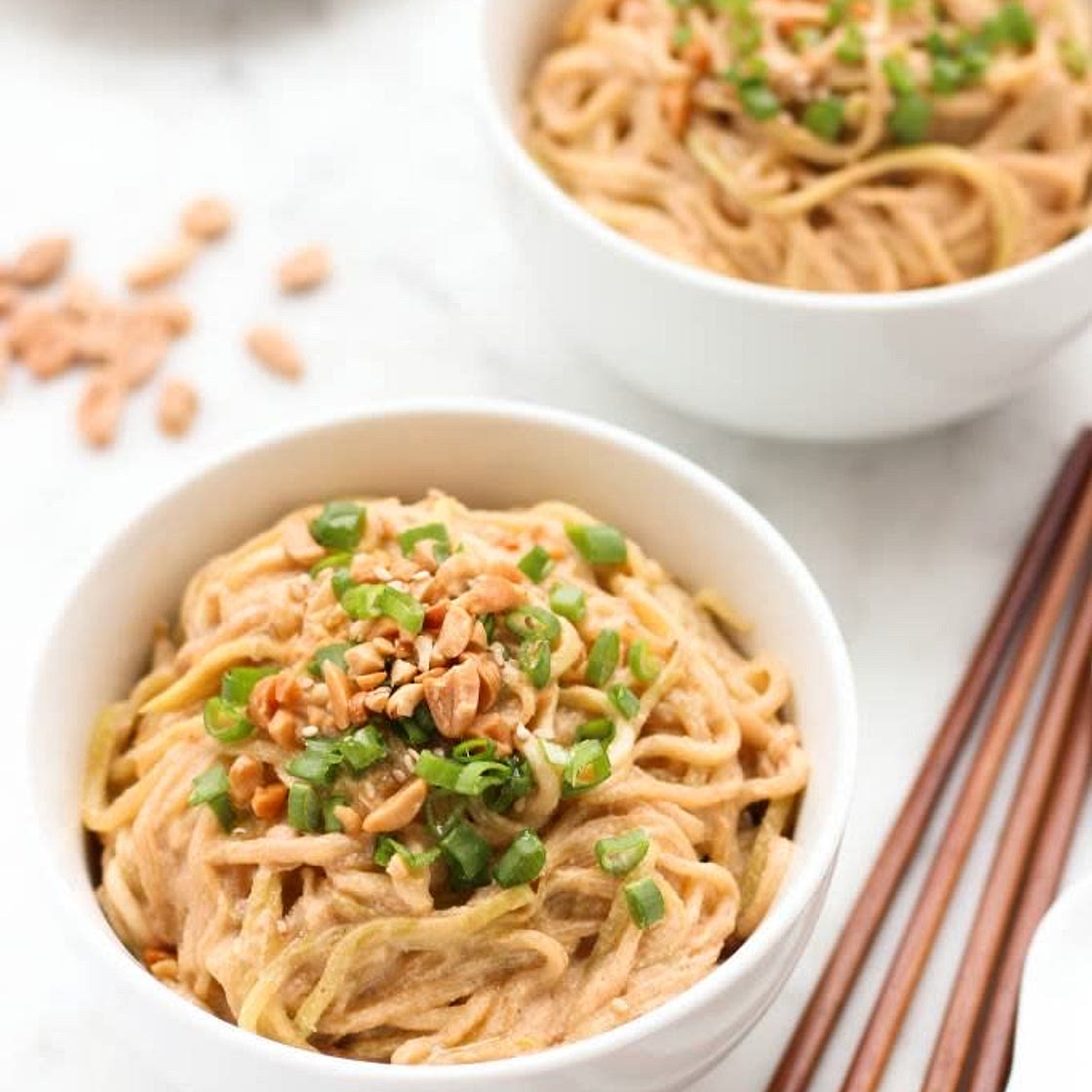 Creamy Peanut Sesame Noodles