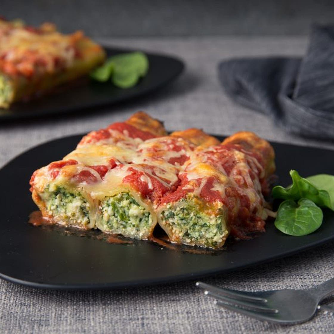 Cannelloni with Spinach & Ricotta
