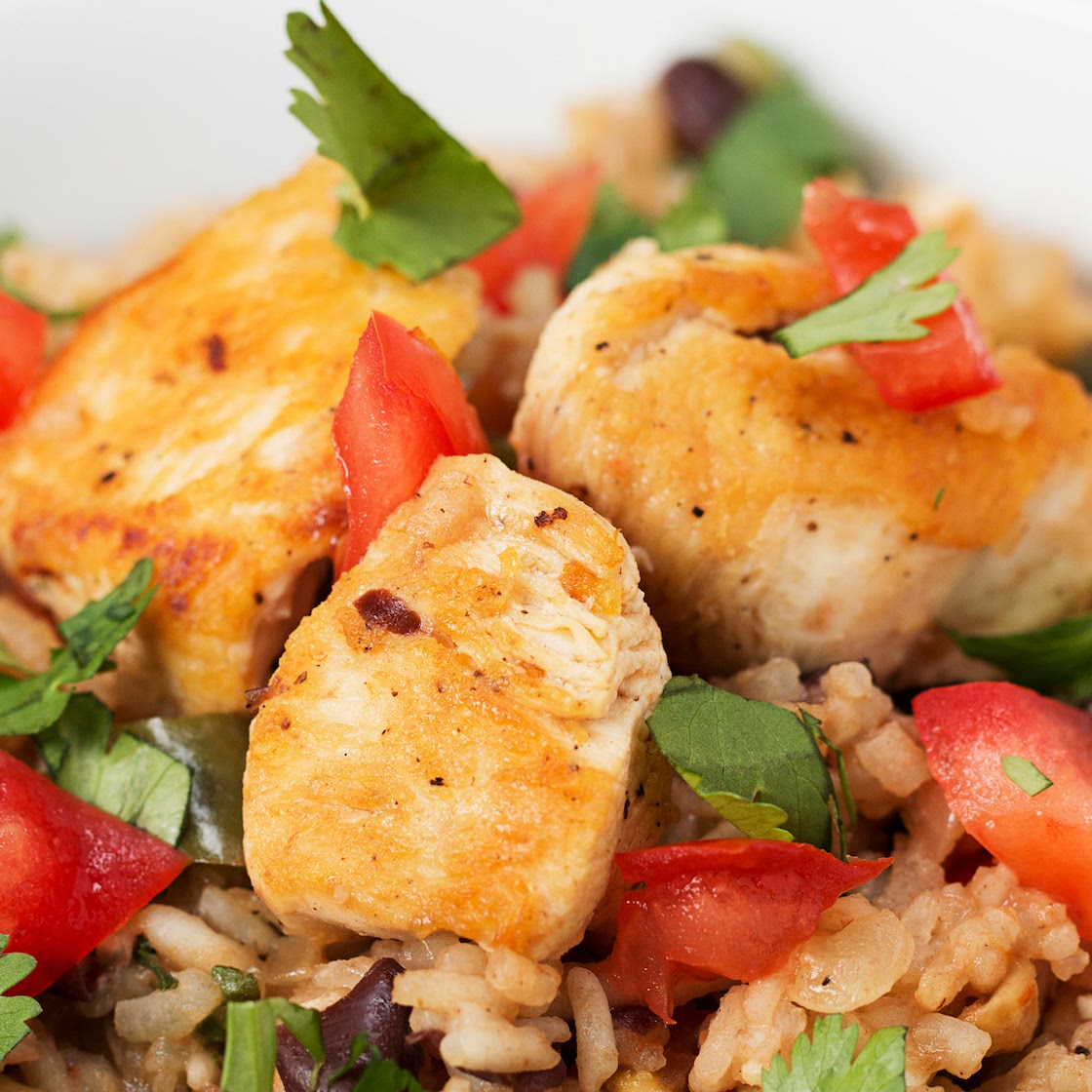 One-Pot Cilantro Lime Chicken & Rice Recipe by Tasty