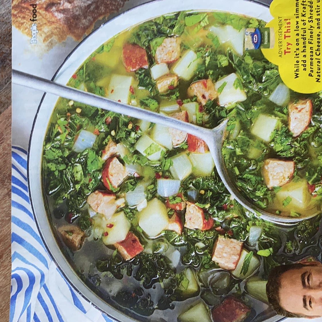 Caldo Verde Soup with Kale & Chorizo