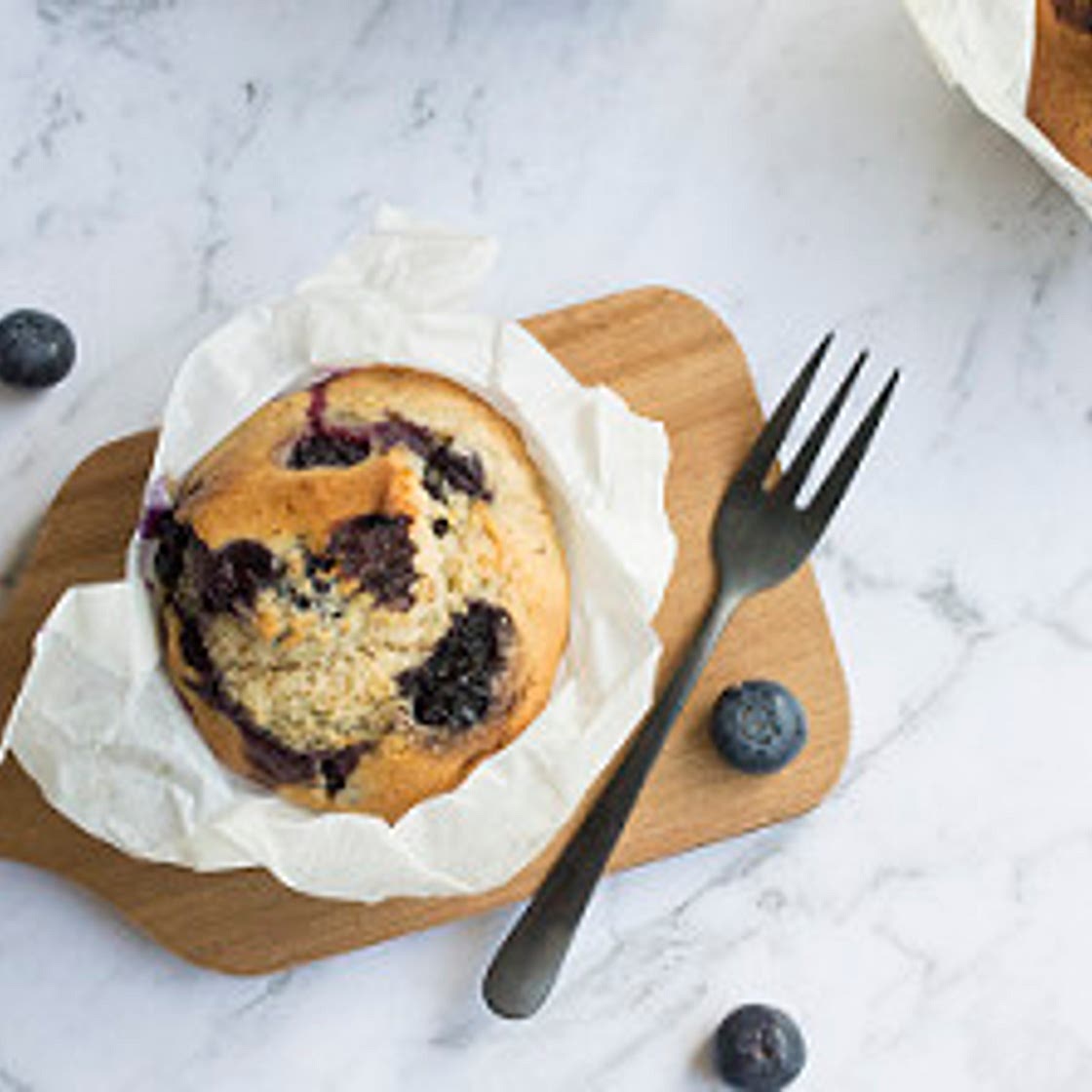 Blueberry & Almond Muffins