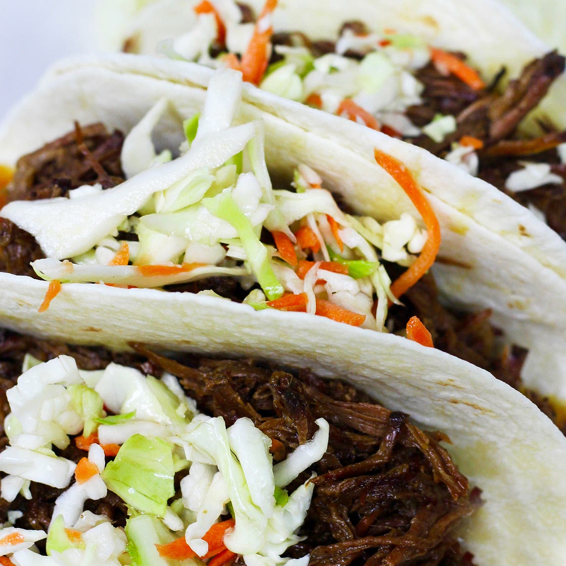 Slow Cooker Korean Beef Tacos