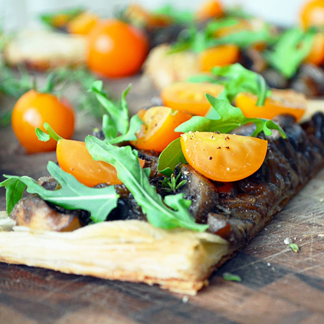 Feuilletés aux Champignons et au Bleu