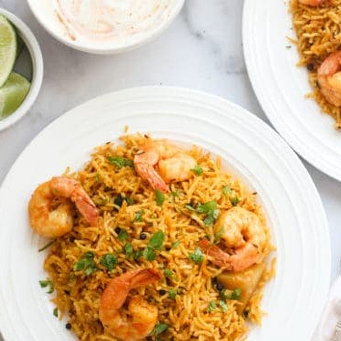 Shrimp Biryani - Instant Pot