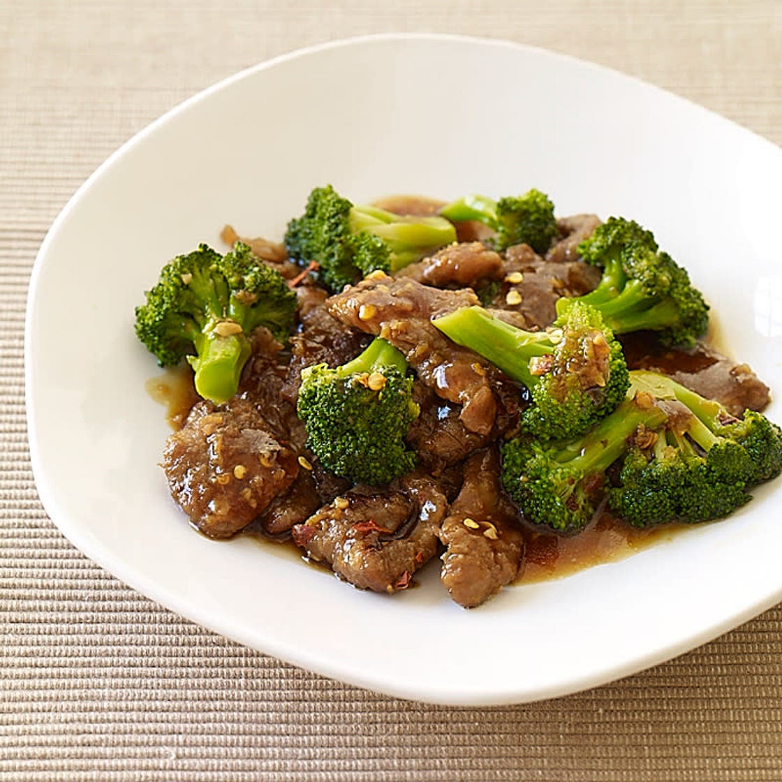 Beef and broccoli stir-fry