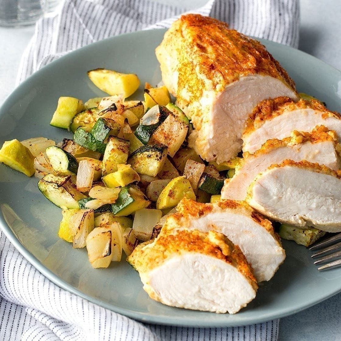 Baked Hummus-Crusted Chicken | MyFitnessPal
