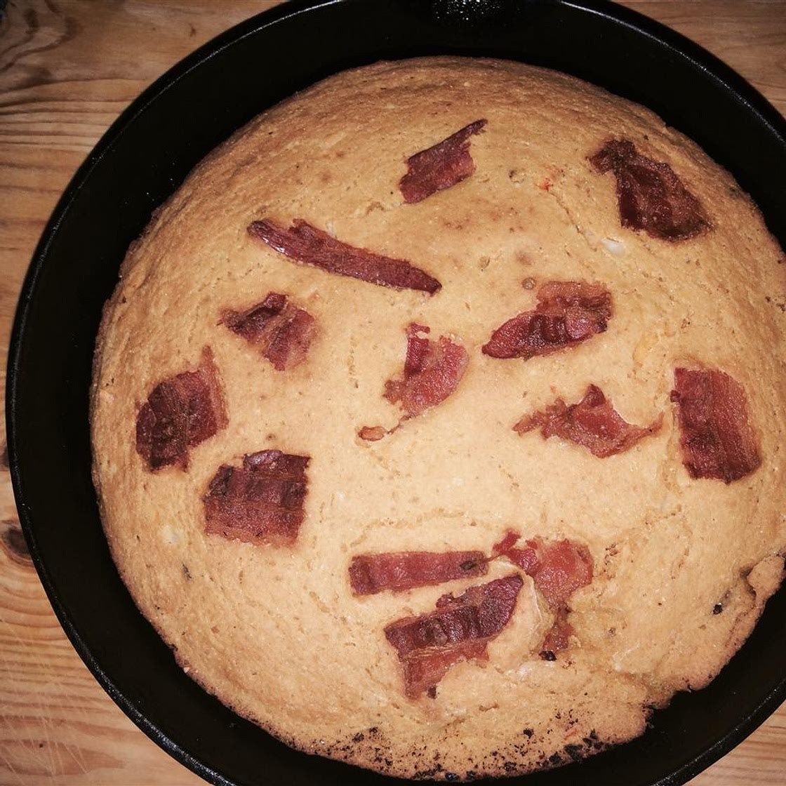 Bacon Sweet Potato Cornbread