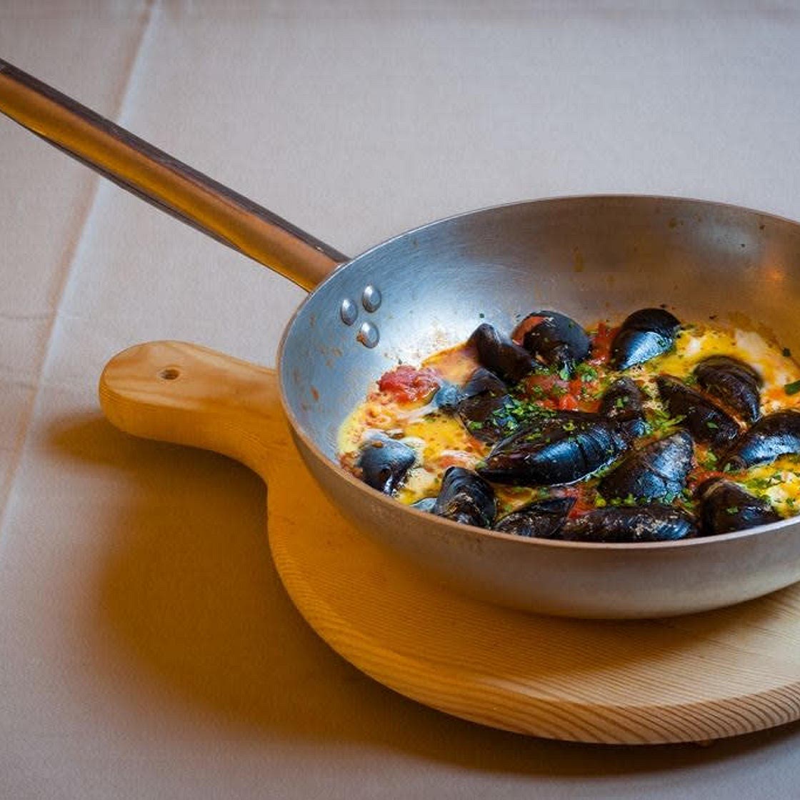 Peppered Mussels at Sunset