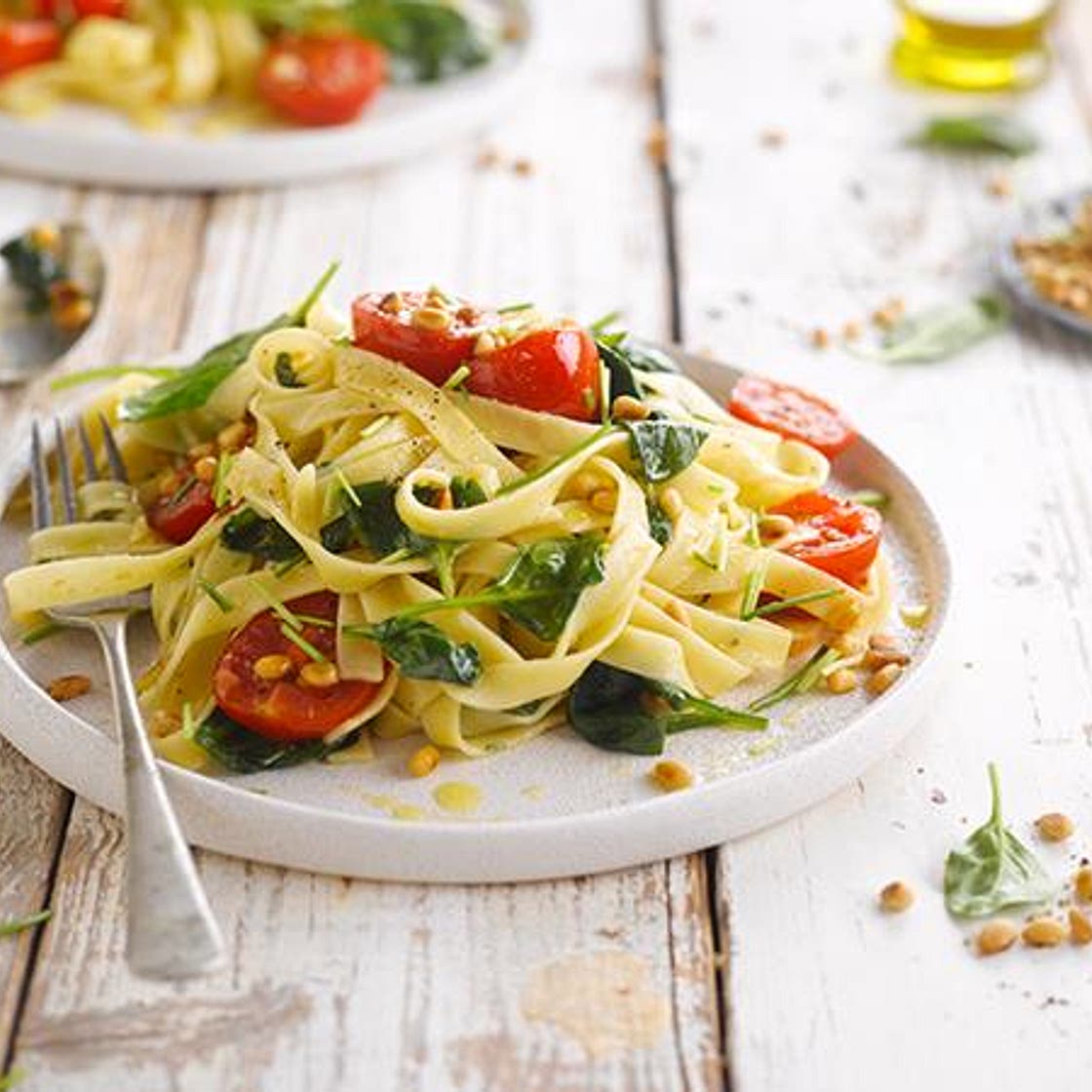 Tagliatelle Spinat Pasta
