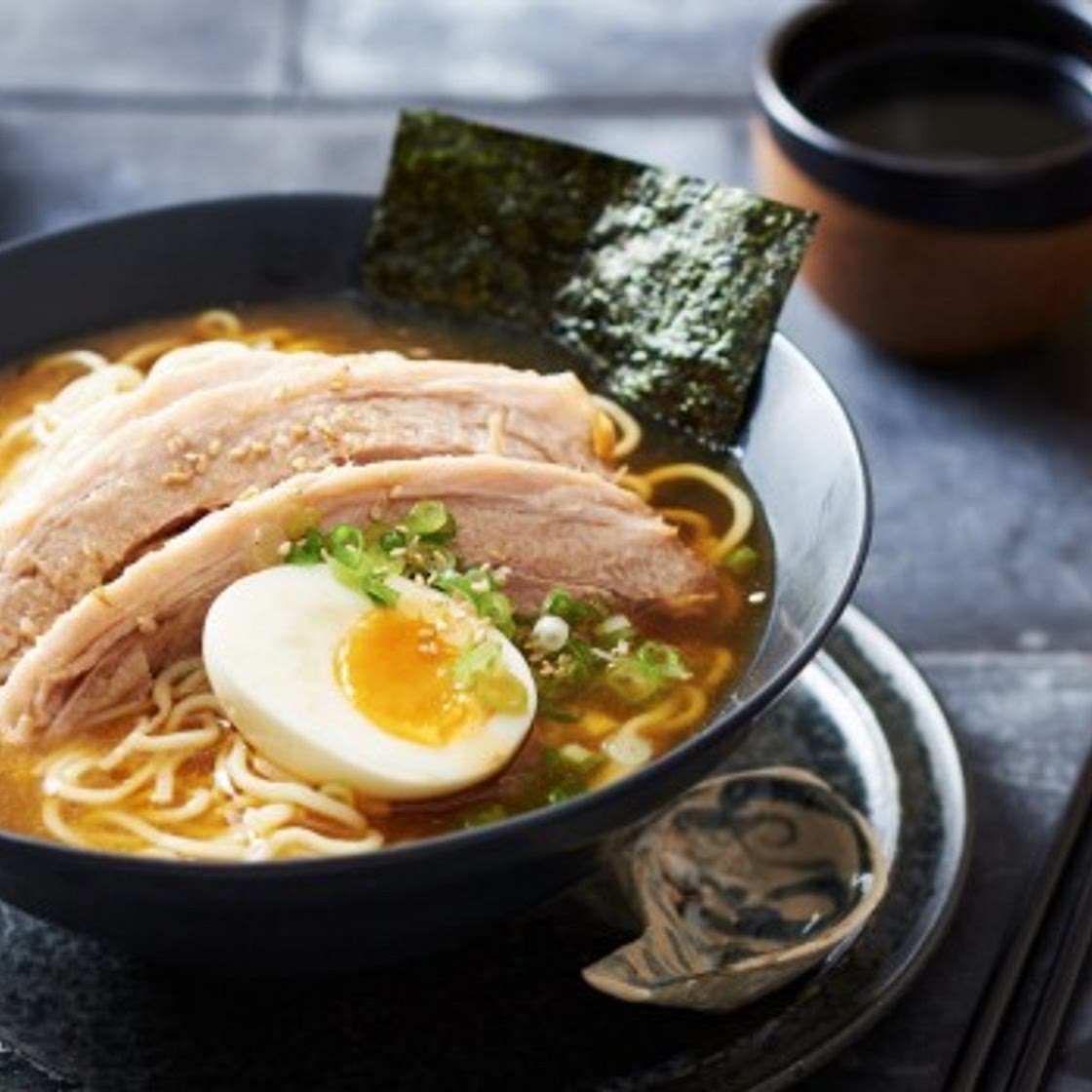 Slow-cooker pork belly ramen