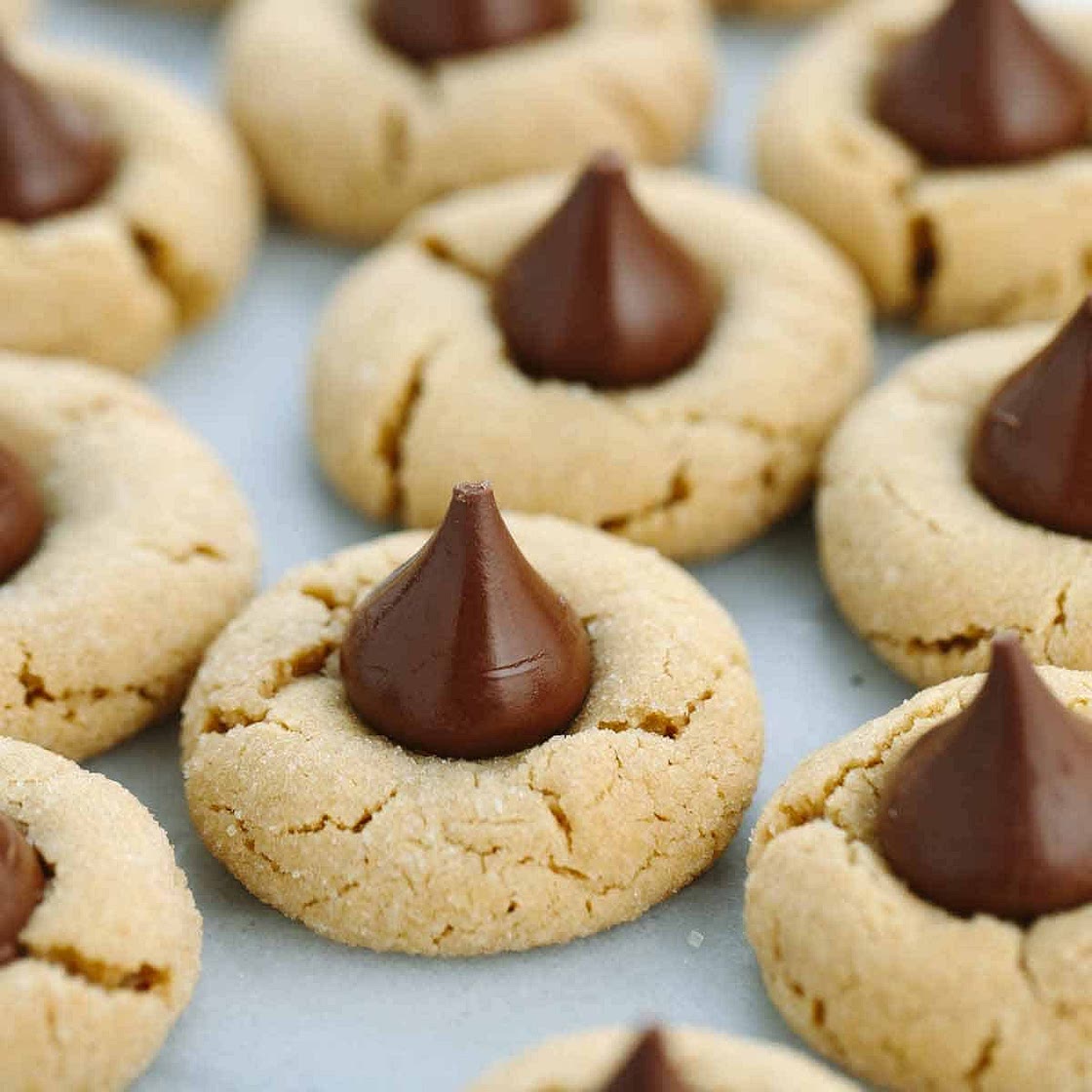 Chocolate Kiss cookies