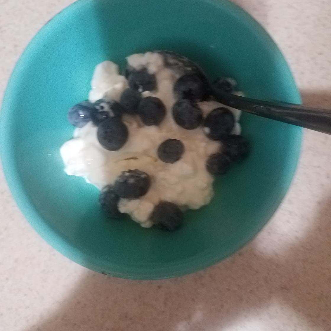 Tuesday's Breakfast Cottage Cheese & Berries