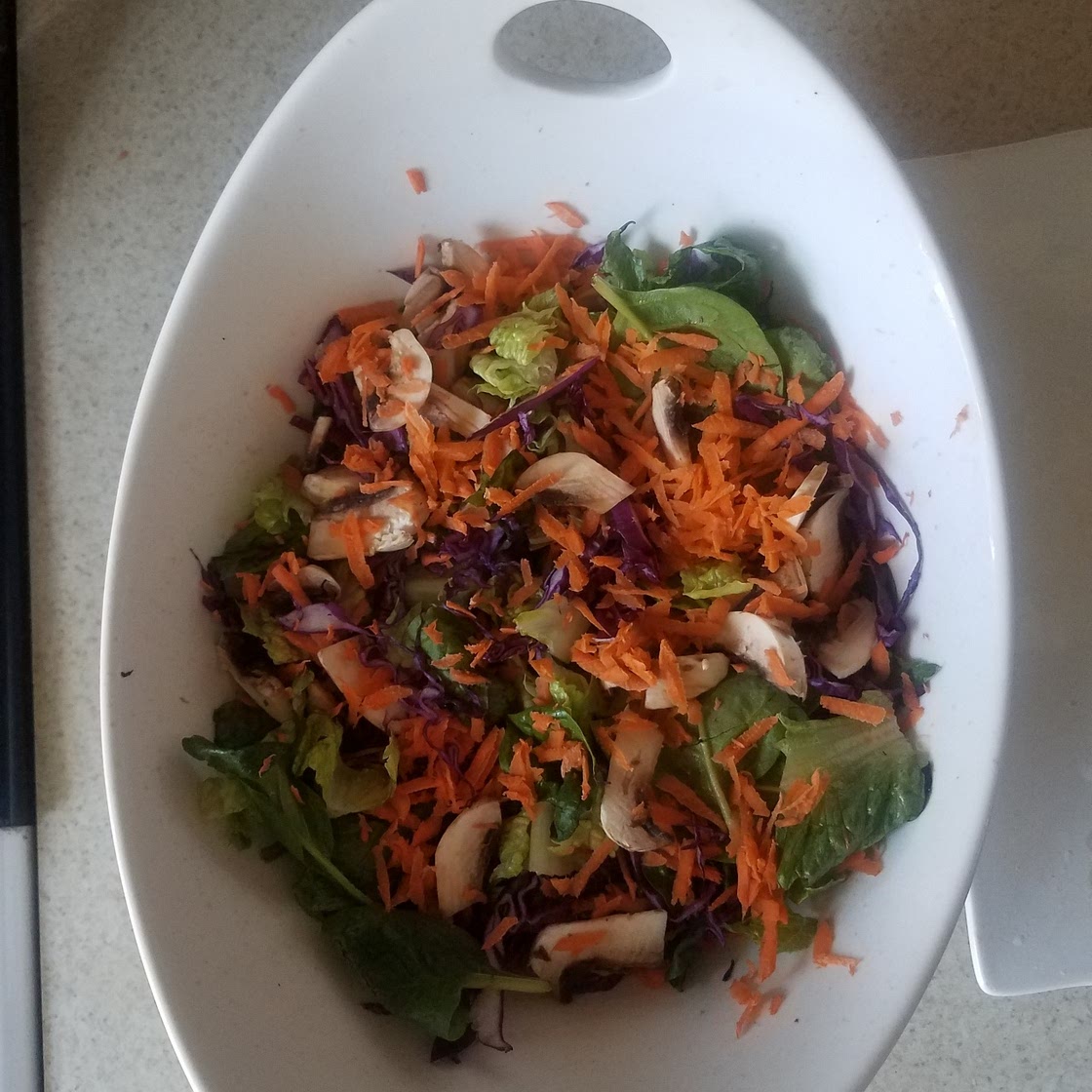 Tuesday's Dinner  Garden Salad