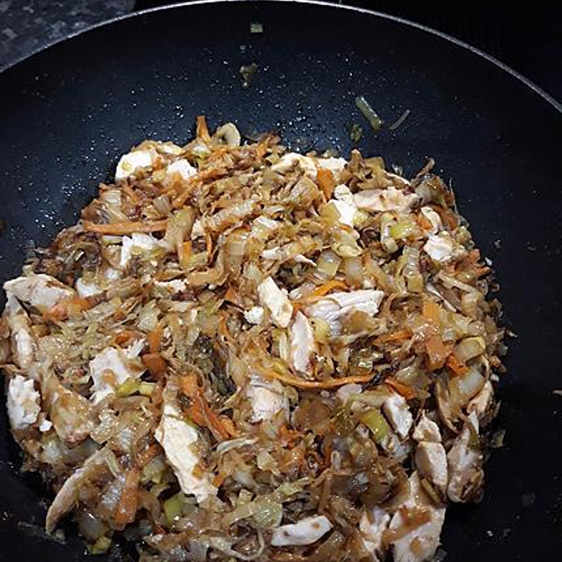 Nouilles chinoise au poulet