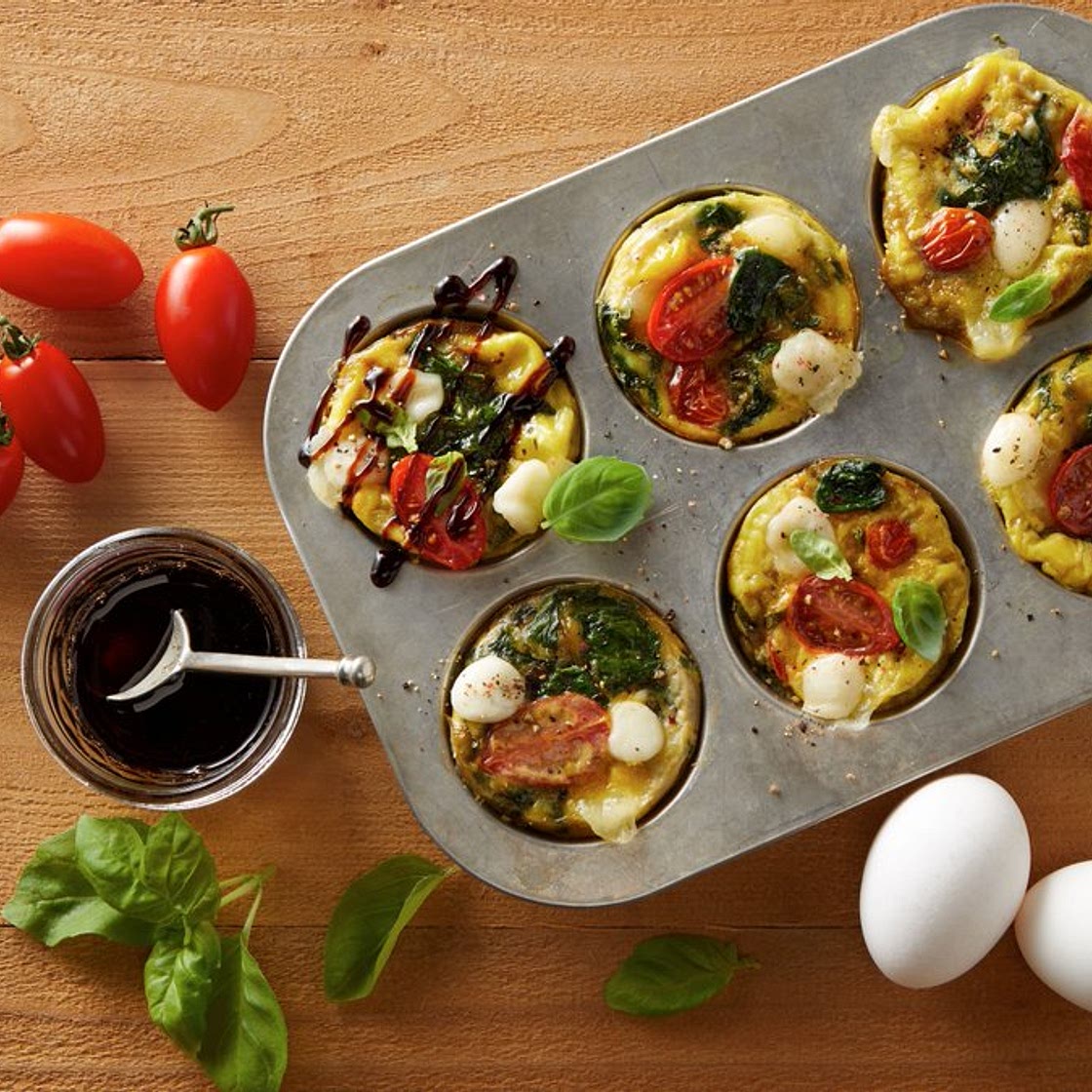 Caprese Egg Muffins | Oldways