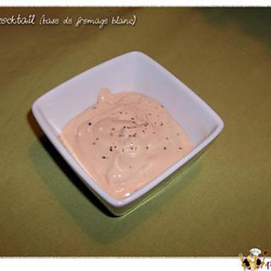 Sauce cocktail allègée (base fromage blanc)