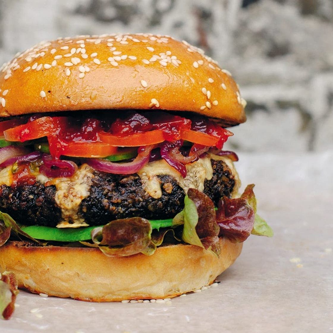 The ultimate vegetarian burger recipe