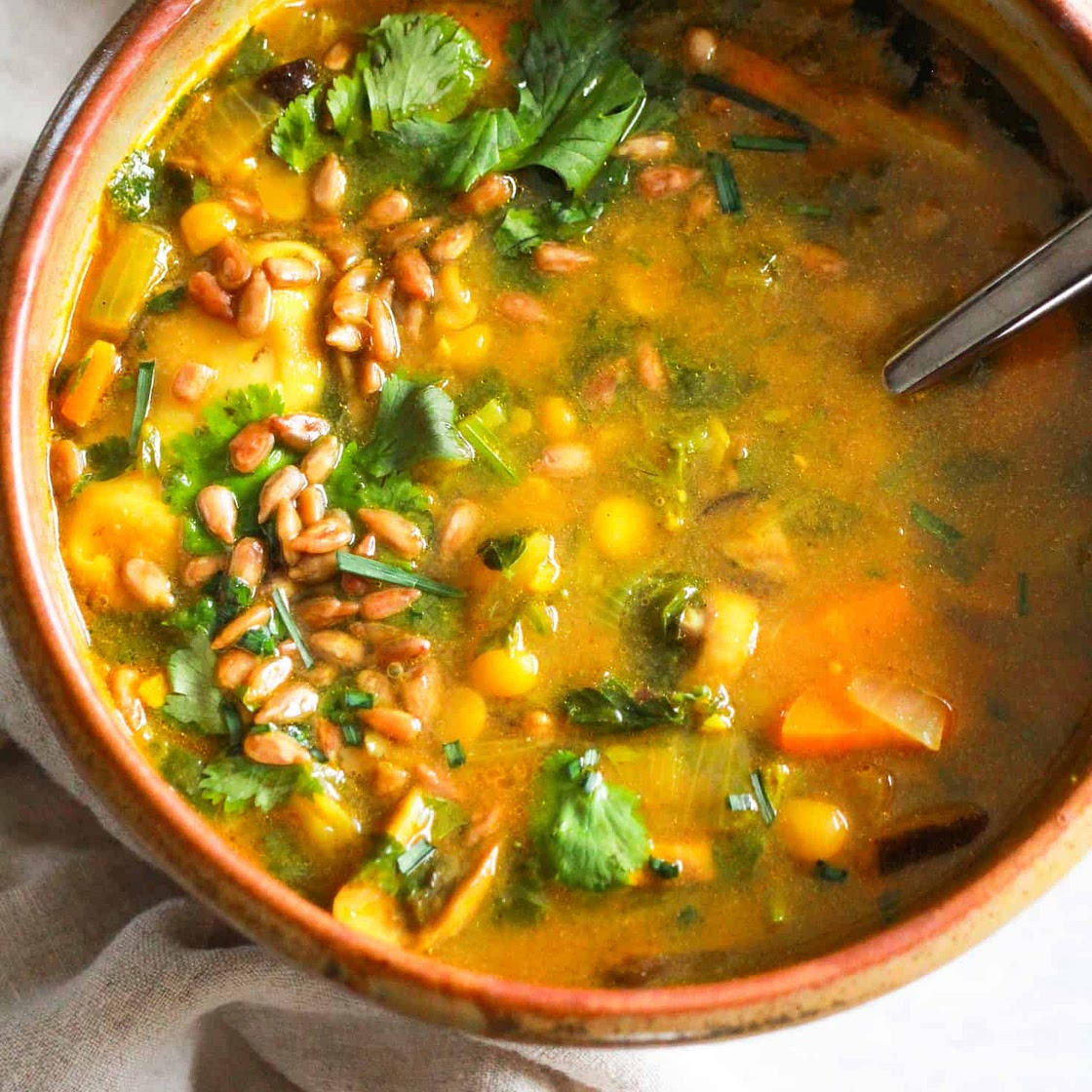 One-Pot Yellow Split Pea Soup