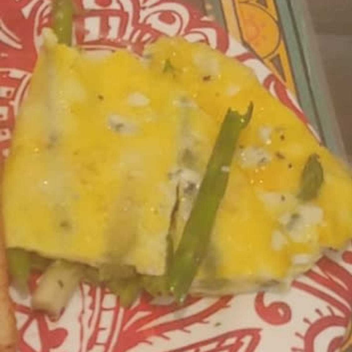 Monday"s  Breakfast ,"Asparagus Omelette