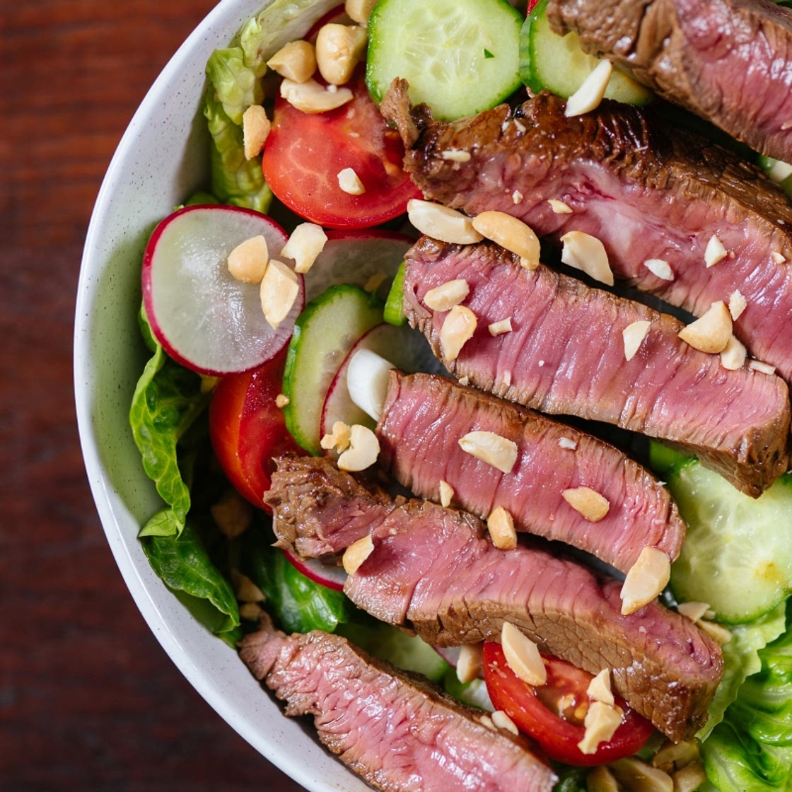 Asian Beef Salad | The Fast 800