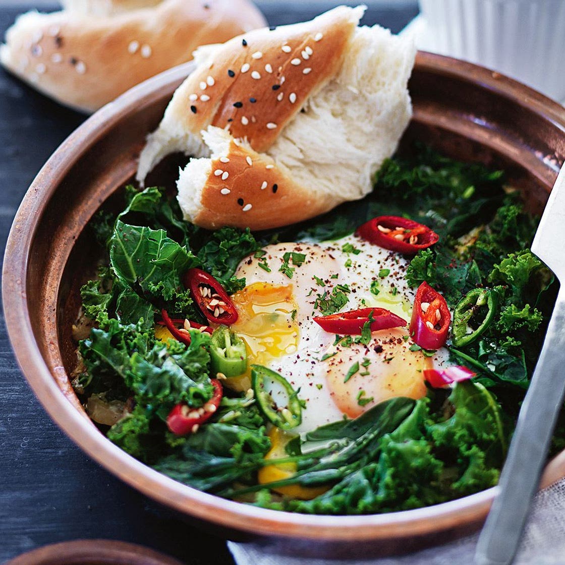 Green shakshouka