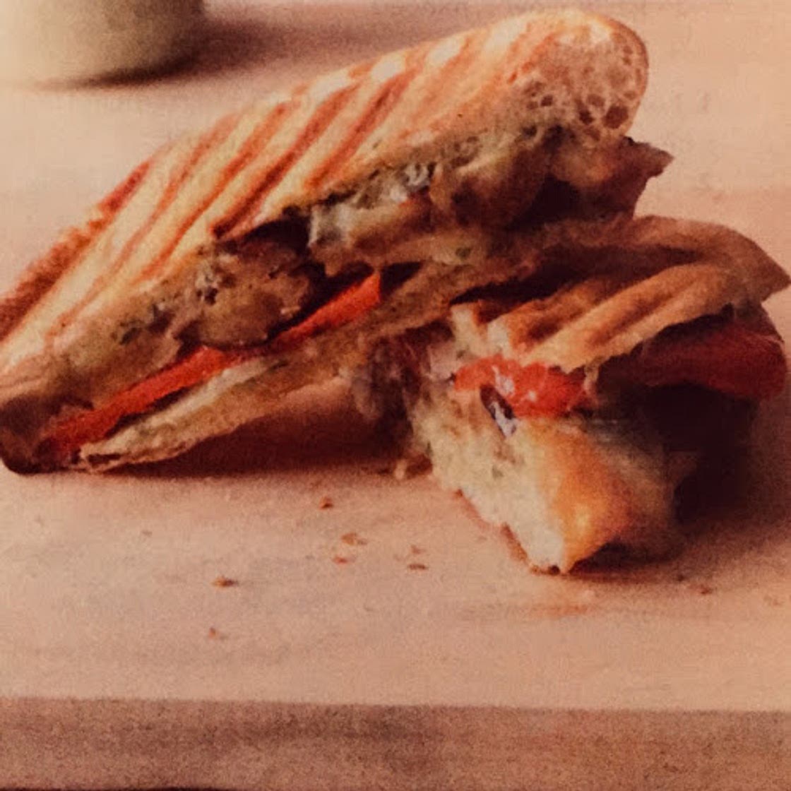 Grilled Eggplant Panini with Basil Aioli Recipe - (4/5)