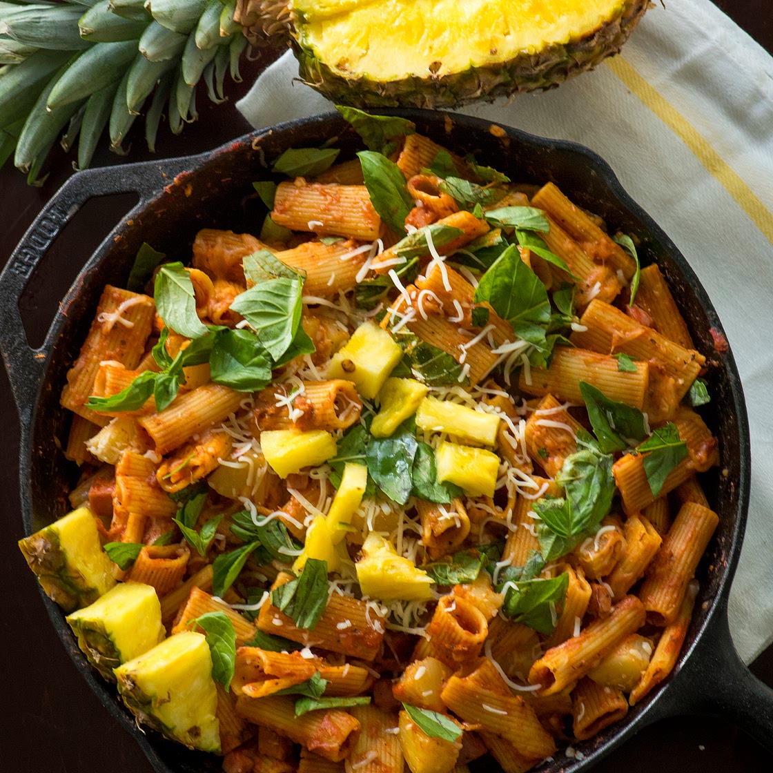 Hawaiian Pasta Skillet