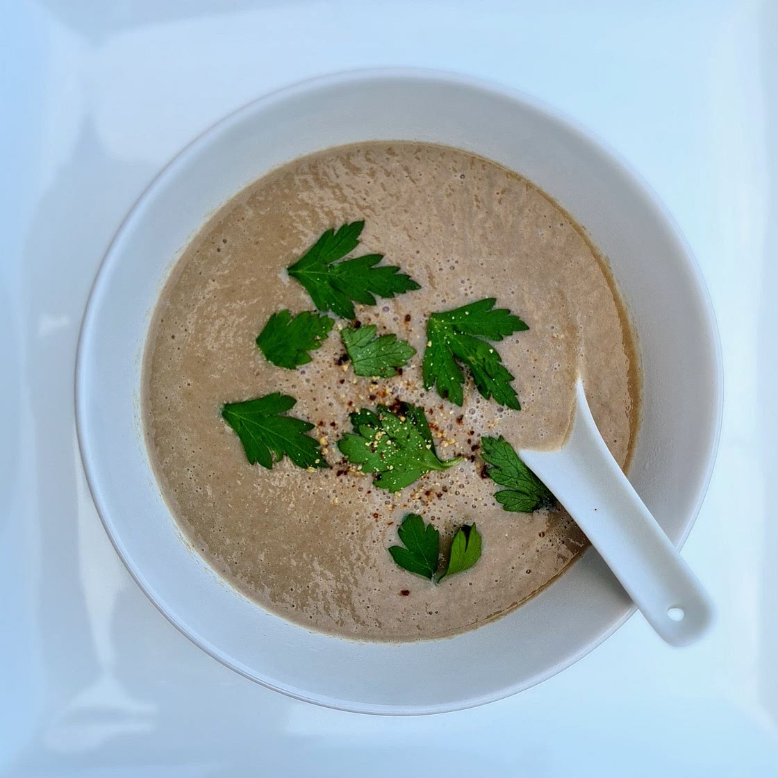 Mushroom soup for soupmaker
