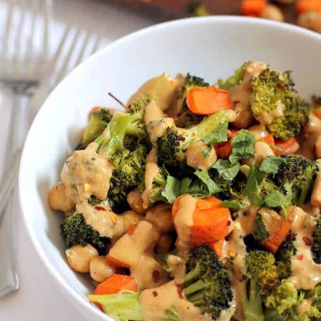 Chickpea Broccoli Buddha Bowl