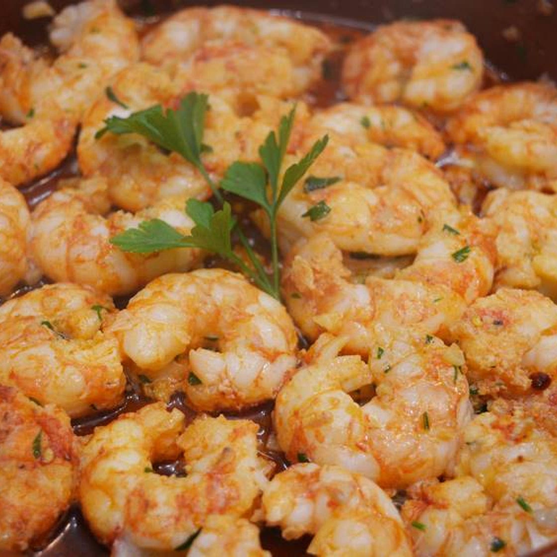 Gambas al ajillo, receta casera