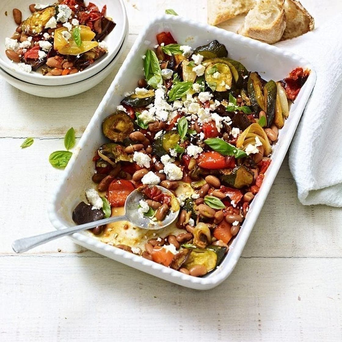 Mediterranean summer roasted vegetables