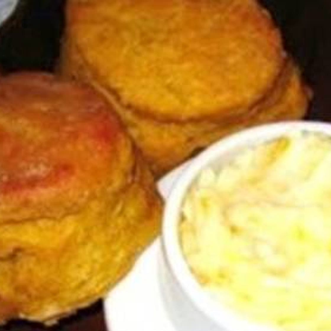 Pumpkin Angel Biscuits With Orange Honey Butter